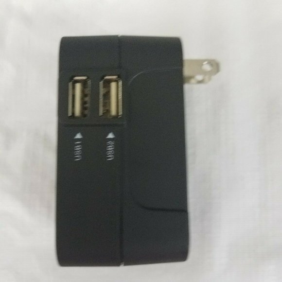 Universal Travel Charger Surge Protector USB Block Power Adapter - Picture 2 of 11